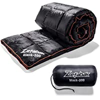 ZEFABAK Manta de plumón para acampar en interiores y exteriores con relleno 600 relleno de plumón de pato (300 g-130 x…